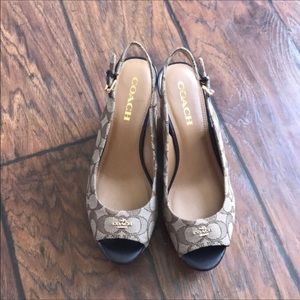 NWOT Coach wedges